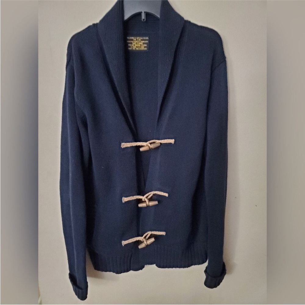 Mens All Saints Ernst Cardigan Sweater size Large Vintage Y2k